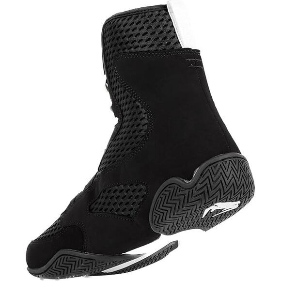 Venum Contender Boxing Ring Wrestling Shoes Black White Lightweight M7.5/W9 NEW main image 6